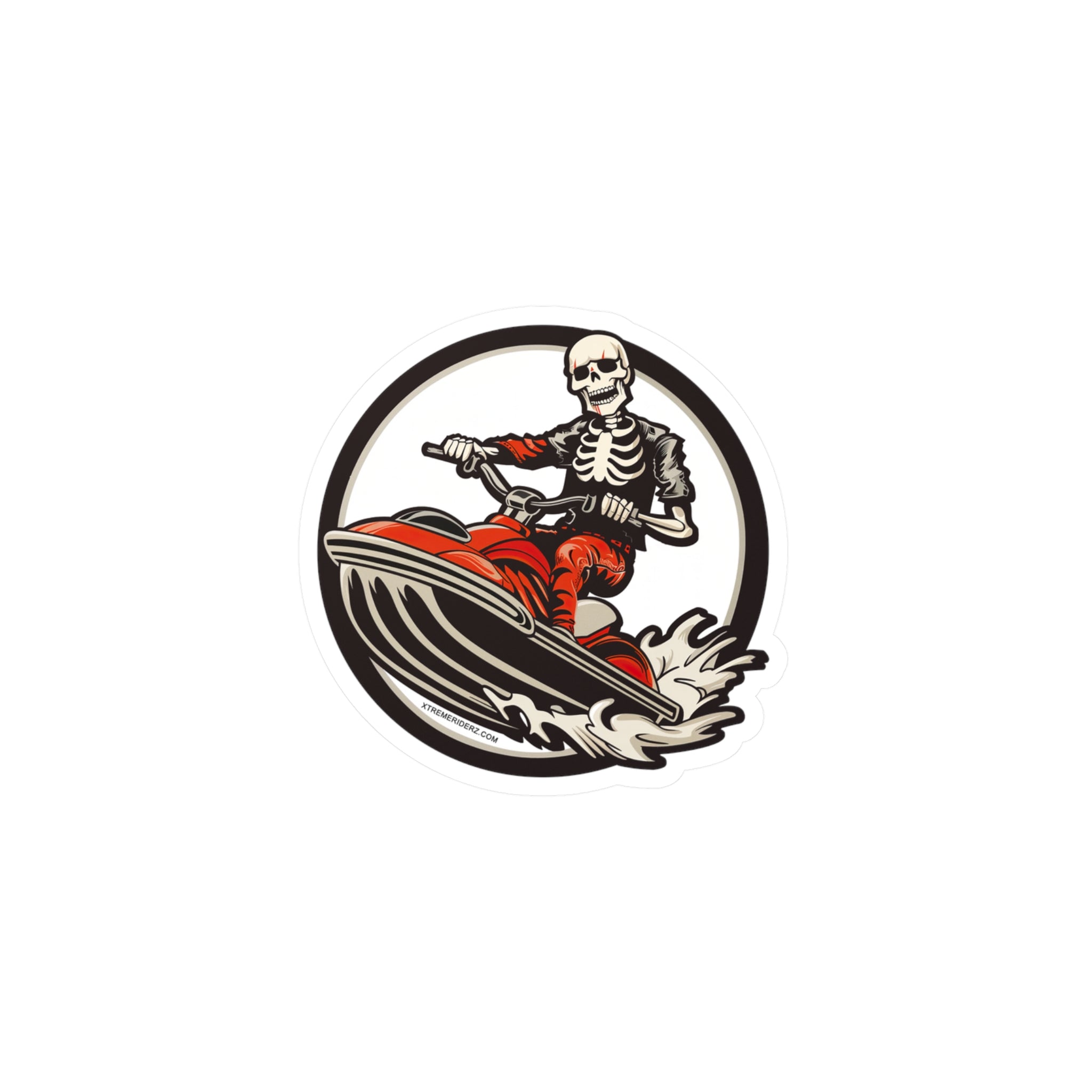Skeleton on Jet Ski- Xtreme Riderz- Vinyl Decals